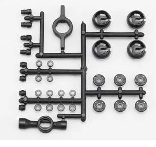 B2-S9 Yokomo - B-Max 2 Shock Plastic Pats