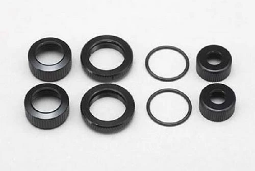 B7-S4C Yokomo - BD7 O-ring Cap/AJ Nut/Shock Cap Nut For SLF Black