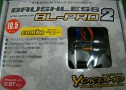 BL-PRO2105 Yokomo - Brushless System Pro 2 ESC + 10.5T Blue Motor