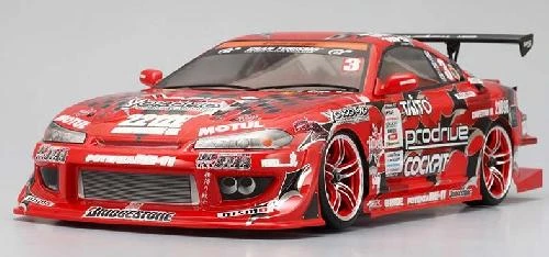SD-BS15BS Yokomo - 1/10 Drift Body Team Boss W/Potenza S15