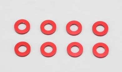 ZCR-A3610 Yokomo - 3x6x1mm Collar/8pcs/Red