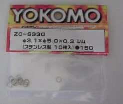 ZC-S330 Yokomo - Shim 3.1 X 5 X 0.3mm