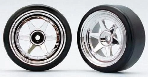 ZR-DR14 Yokomo - 6-Spoke Chrome Narrow W/DR02