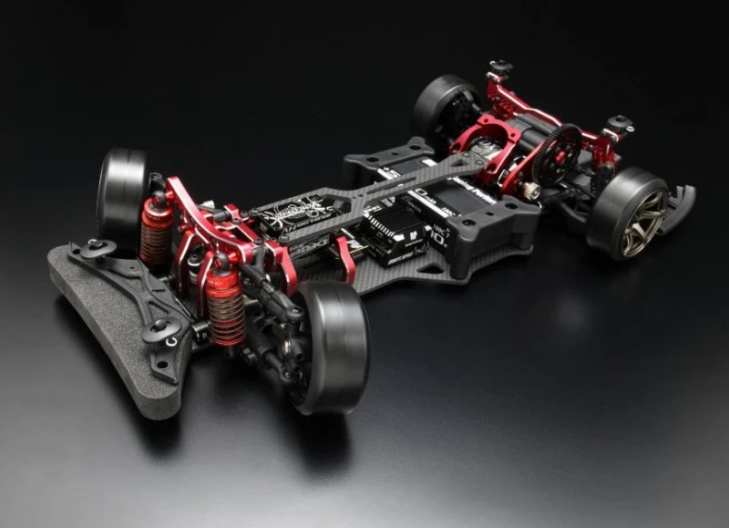 DP-YD2EXR Yokomo - Drift Package YD-2EXIIS Red Version Chassis Kit