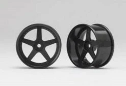 RP-6113B6 Yokomo - RP Drift Wheel 5 Spoke 6mm Black