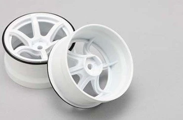 RP-6313W6 Yokomo - RP High Traction Drift Wheel Offset 6 Mm White - Image 3