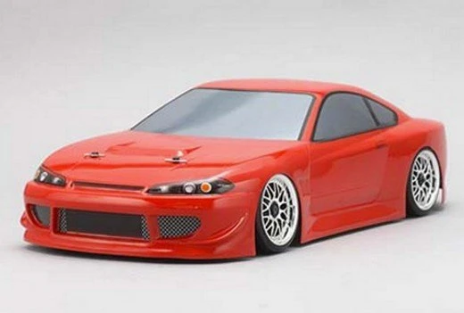 SD-HKSB Yokomo - HKS Hiper Silvia S15 Body With Light Decal