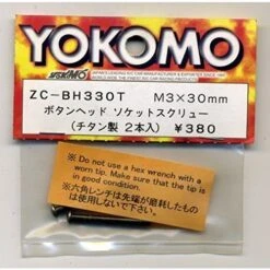 ZC-BH330T Yokomo - B.H Button Head Socket Titanium Screws (M3x30mm)-2pc