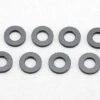 Yokomo Aluminium Shim 3mm X 6mm X 1mm (8pcs) - Black